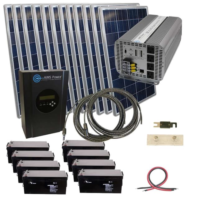 Aims 2880W Off-Grid Solar Kit with 5000W 48V Inverter