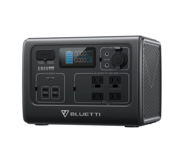 BLUETTI EB55 Portable Power Station 700W 537WH