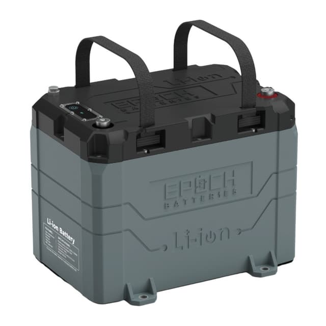 EPOCH 12V 50Ah LiFePO4 Lithium Battery – Bluetooth, Heating, Waterproof