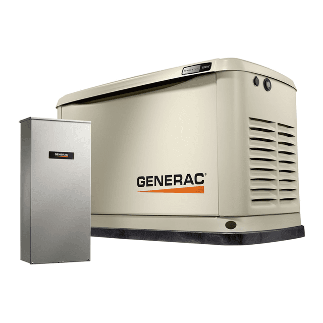 Generac 7172 Standby Generator 10kW – WiFi Enabled – with 16-Circuit 100A Transfer Switch
