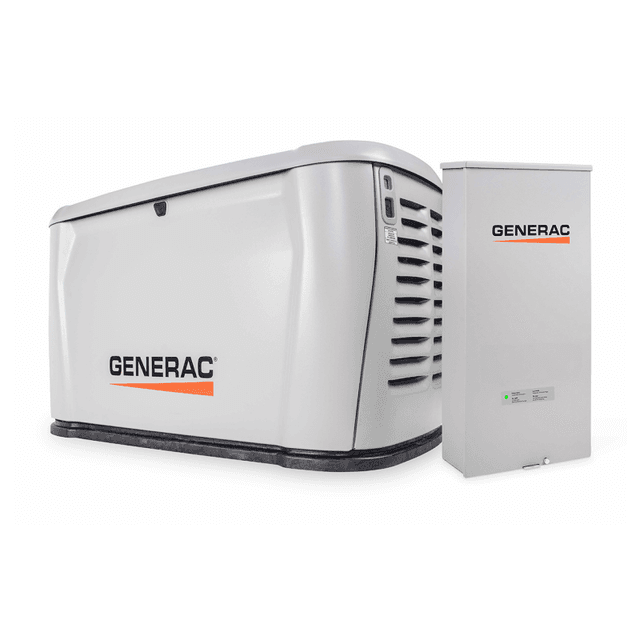 Generac 7324 – 18/17kW Next Generation Air-Cooled Standby Generator, 200A Transfer Switch