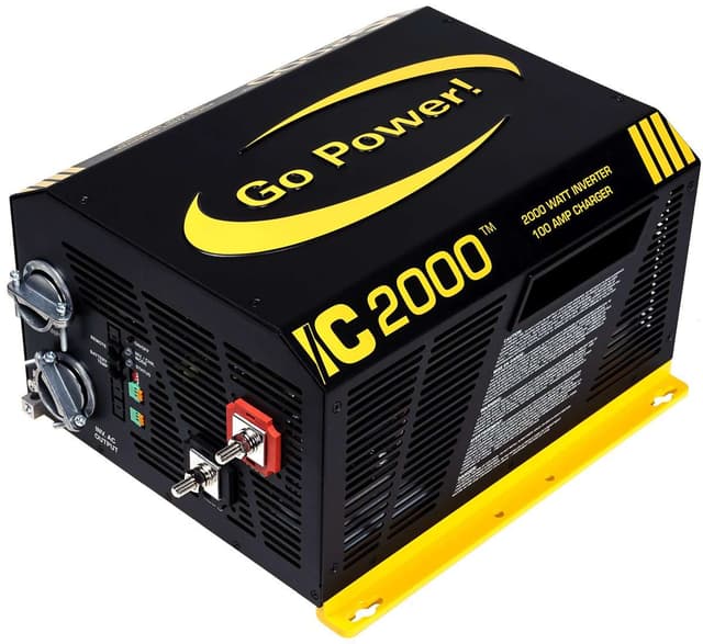 Go Power 2000 Watt 12V Inverter Charger GP-IC-2000-12-PKG