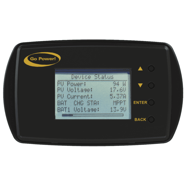 Go Power! Bluetooth-Enabled MPPT Remote