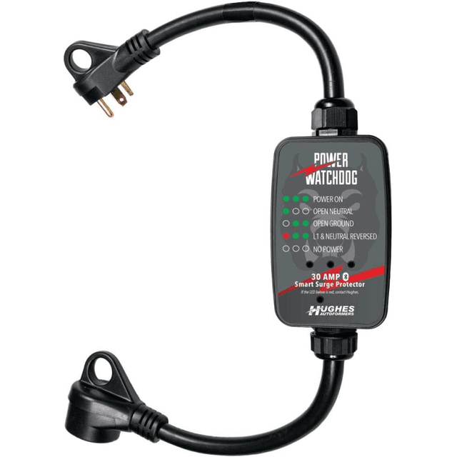Hughes Autoformers Power Watchdog 30 Amp Bluetooth Surge Protector – Portable