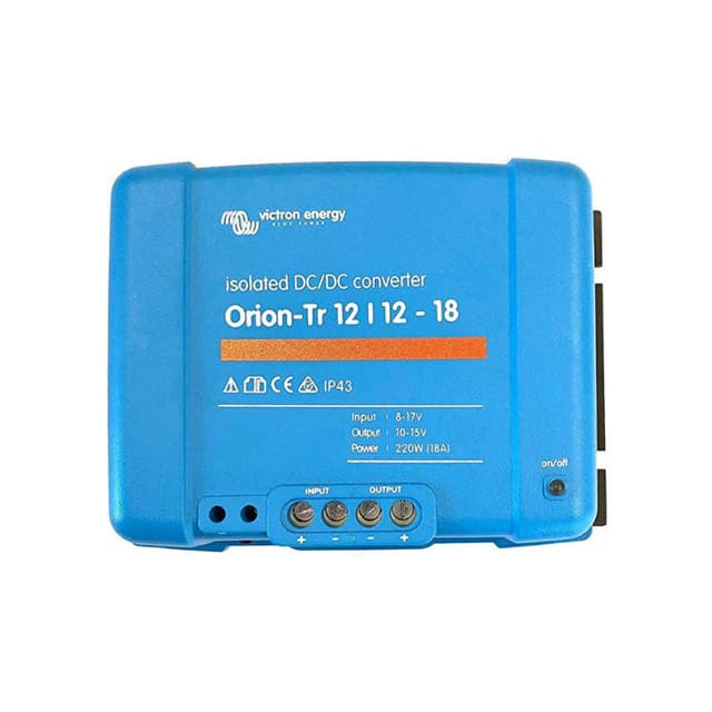 Open Box Victron Orion-Tr IP43 12/12 Volt 18A Isolated Converter