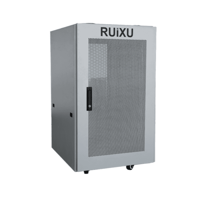 RUiXU 6 Slot Battery Cabinet – Wheels & Busbar Included – Pre-assembled