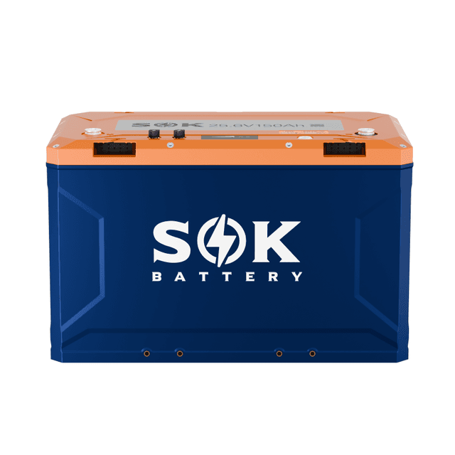 SOK 24V 150Ah Battery, Built-in heater & Bluetooth, Victron CAN Comms