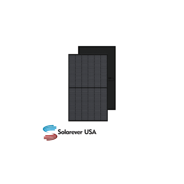 Solarever 410 Watt Mono Perc Half Cell Black Solar Panel