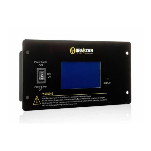 Spartan Power Inverter/Charger Remote Switch Panel