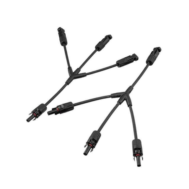 Spartan Power Y Branch 3 to 1 Connector Parallel Solar Panel Cable Connectors MFFF + MMMF