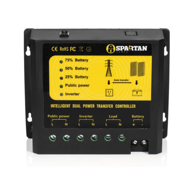 Spartan Power 24 Volt Dual Power Solar & Wind Transfer Switch