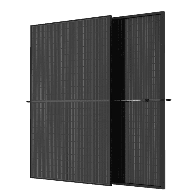 Trina 390W Vertex S Black / Transparent Back Sheet Black Frame (Pallet of 6) ONLY $0.40 Per Watt!!
