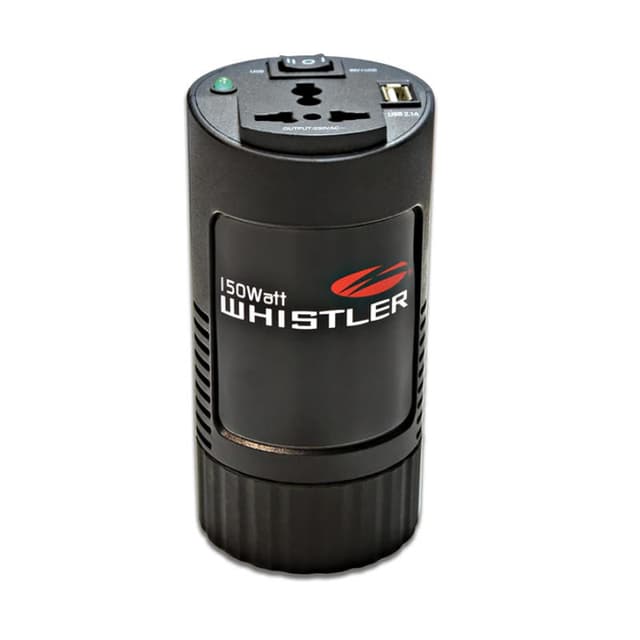 Whistler 150 Watt 12V Cup Holder Power Inverter XP150i