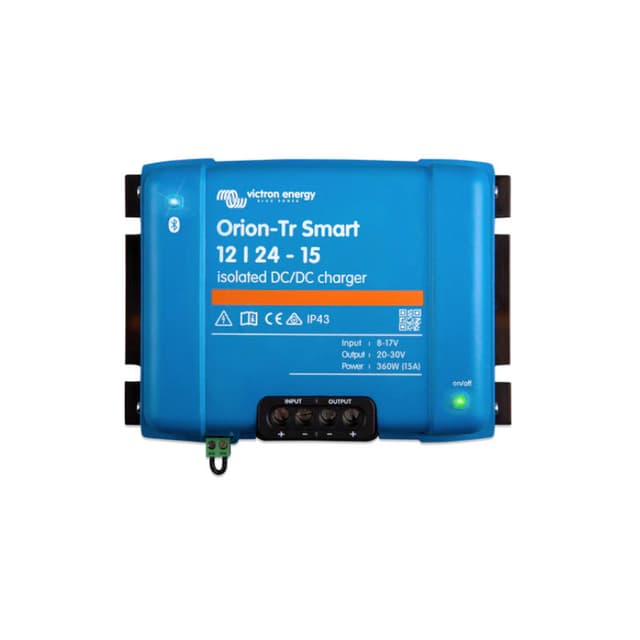 10 Year Warranty for Orion IP43 12/24V 15A ISOLATED