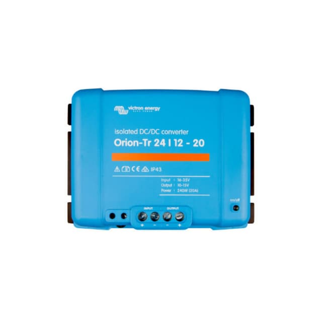 10 Year Warranty for Orion IP43 24/12V 20A NON-ISOLATED