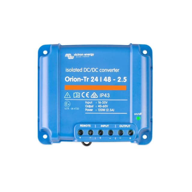10 Year Warranty for Orion IP43 24/48V 2.5A ISOLATED