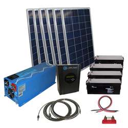 Aims 720W Off-Grid Solar Kit with 4000W Inverter Charger