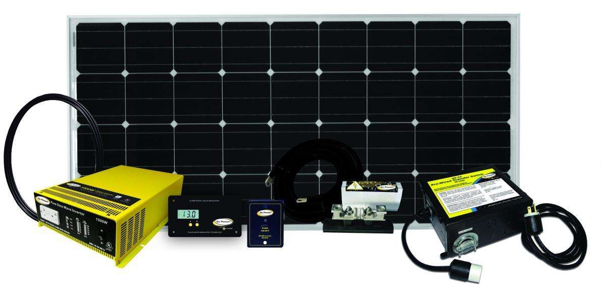Go Power Weekender SW 160 Watt Solar Charging System