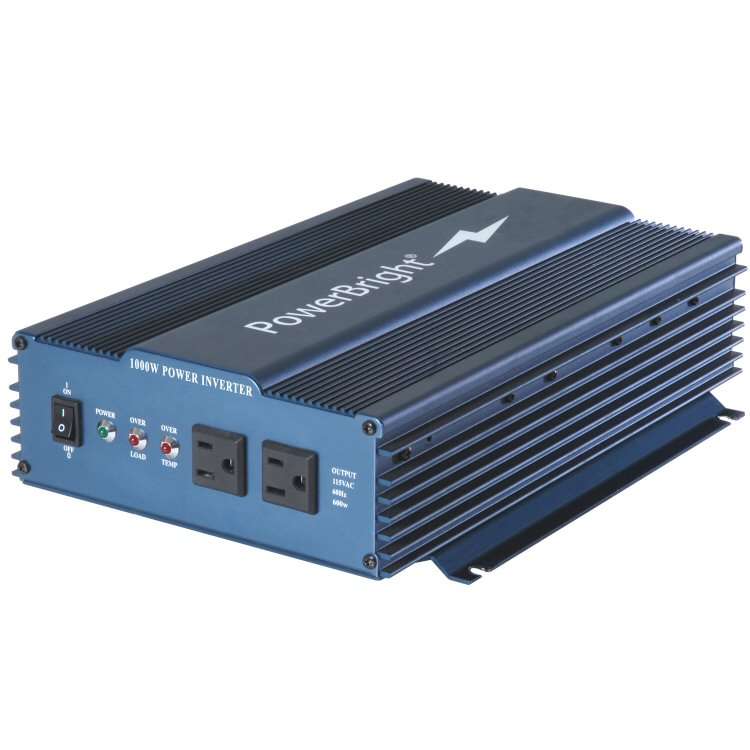 Power Bright 1000 Watt 12V Pure Sine Inverter APS1000-12