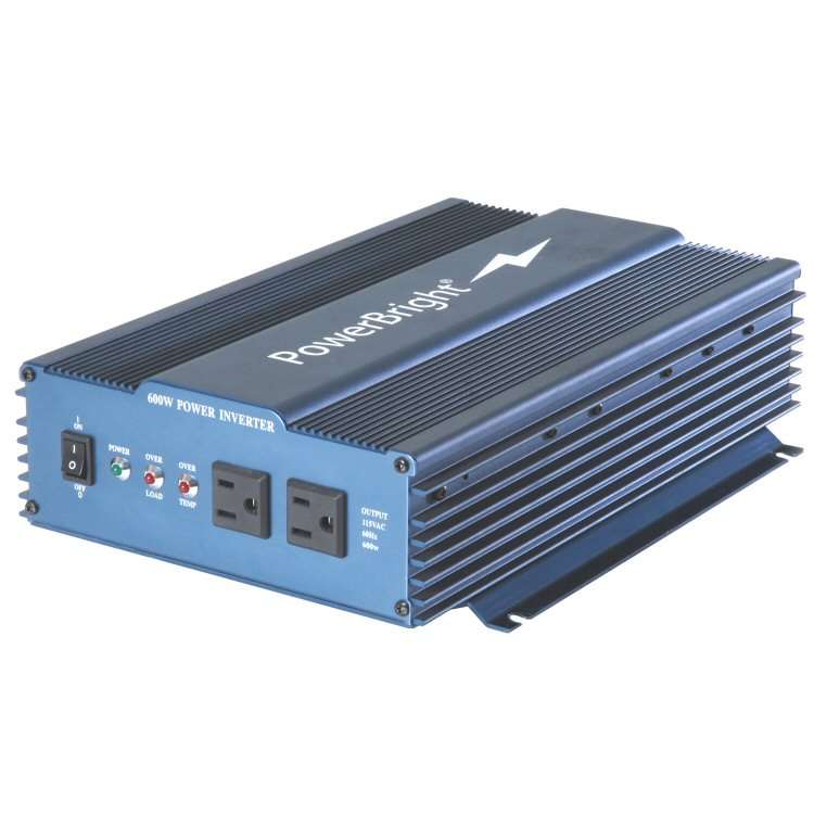 Power Bright 600 Watt 12V Pure Sine Inverter APS600-12