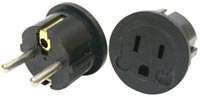 USA to German Grounded Travel Plug Adapter GS-20