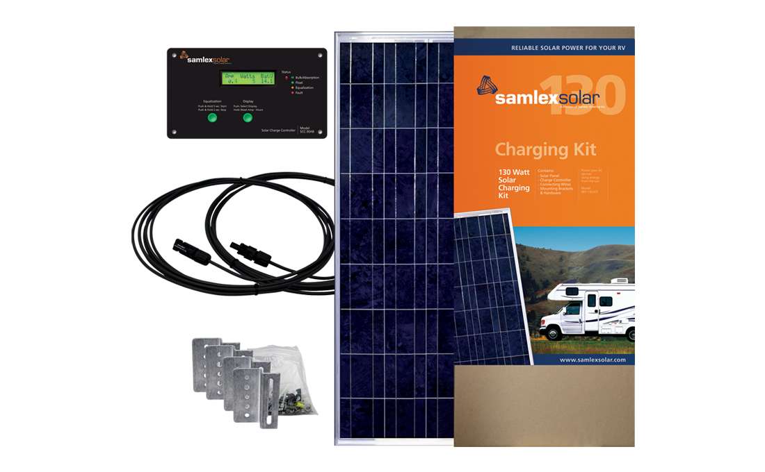 Samlex 130 Watt Solar Charging Kit SRV-130
